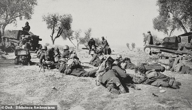 Franco assault infantry swept across the country during the Spanish Civil War from 1936 to 1939