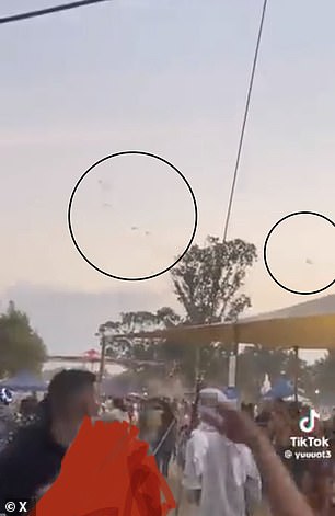 And another shows Hamas paragliders