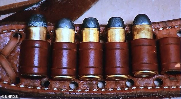 Court footage of Alec Baldwin's bullets with a bullet found among the dolls