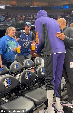 Durant turned and confronted the pair