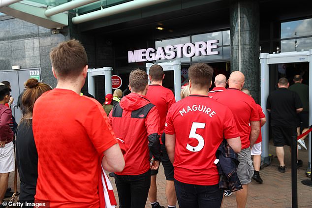 The United megastore was officially opened by Sir Alex Ferguson in December 1994