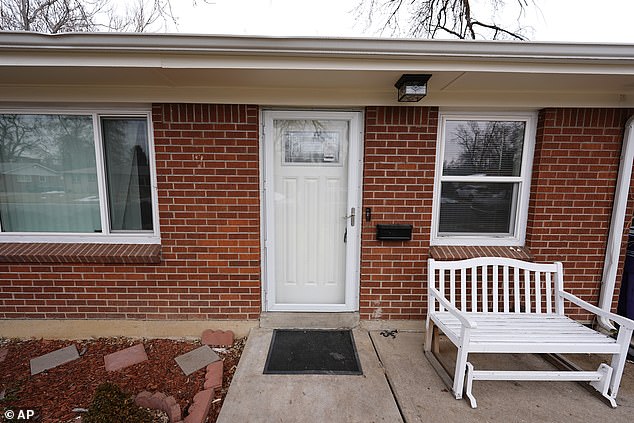 The home where the woman's body was stored in a hearse for two years