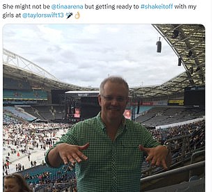 Mr Morrison's first trip was during her 1989 Tour in 2015