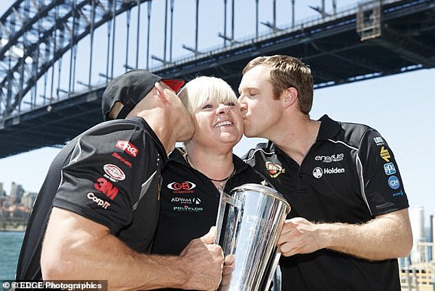 Klimenko is pictured (center) during happier days for Erebus.  She says the team has rebuilt before and can rebuild again