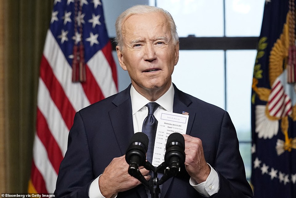 Some donors complain about the president's use of note cards, even during question-and-answer sessions that the White House follows after the more staged remarks, where Biden allows a press pool to be present.  It has 