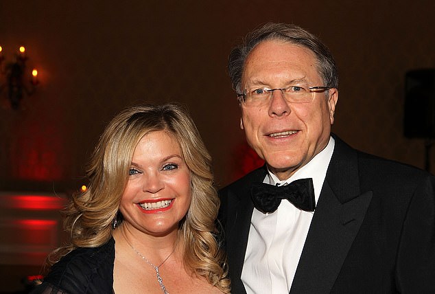 LaPierre, pictured with wife Susan, claimed the lawsuit was politically motivated after she vowed to go after the NRA ahead of Letitia James' appointment as attorney general.