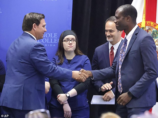 Florida Governor Ron DeSantis confirmed Dr. Ladapo for a second term, saying, 