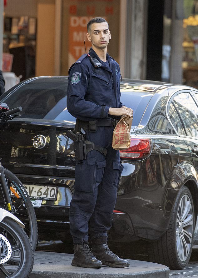 Constable Beau Lamarre-Condon (pictured) was charged with the murders of flight attendant Luke Davies and former Channel 10 presenter Jesse Baird