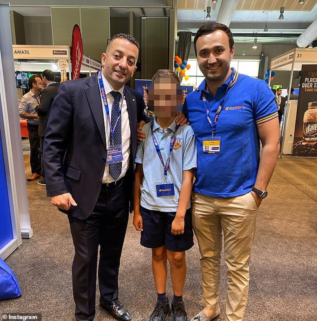 EzyMart claims its success has now made it Australia's largest supermarket chain (pictured left, CEO Maher Magableh, who migrated to Australia from Jordan in his twenties)