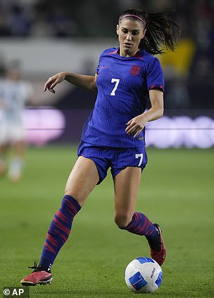 American forward Alex Morgan