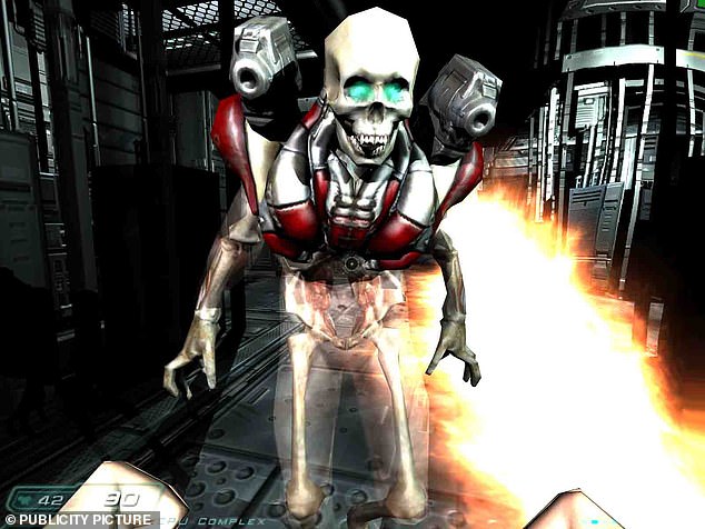 Question: Doom 3 screenshot using an Nvidia graphics chip