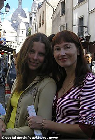 Ksenia Karelina, 33, with her mother Liliya