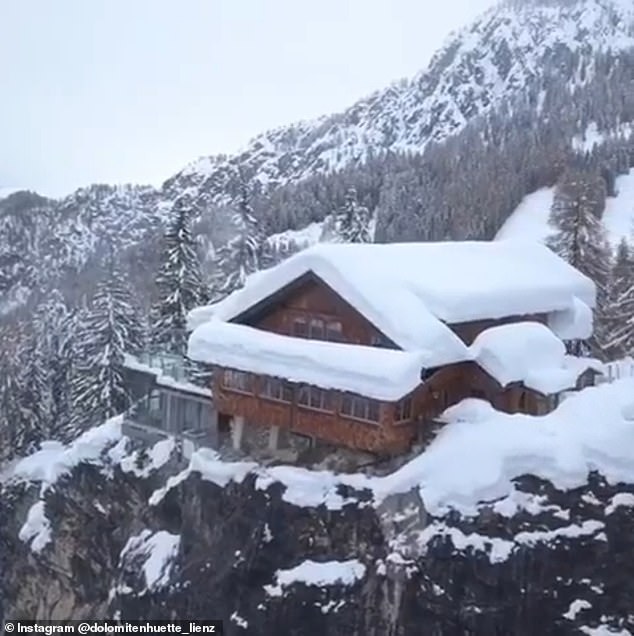 Her bedroom, named Adlerhorst, was high above a snowy precipice with a view of the mountains beyond