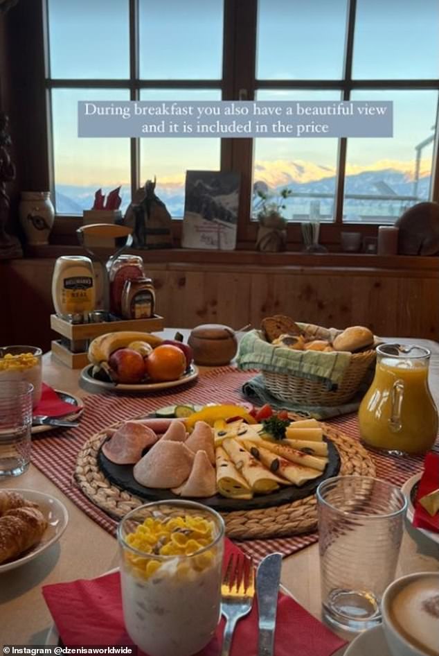 Despite the enchanting offering, the room costs just $85 per night, including a delicious breakfast - which itself offers a whole range of options such as a charcuterie board, cereal, fruit and assorted pastries