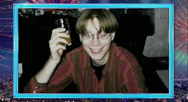 Stephen looked cheerful in his photo from more than twenty years ago