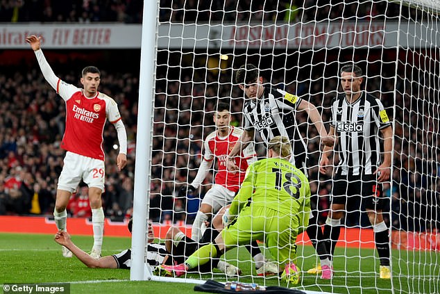 1708813048 455 Arsenal 4 1 Newcastle Rampant Gunners cut the gap to Liverpool