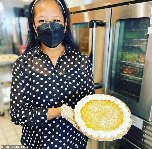 The Giving Pies in San Jose, California, are used to working with major companies such as Meta, Google, Apple and Amazon (photo: bakery owner Voahangy Rasetarinera)