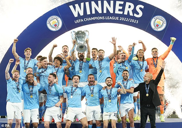 Man City have a higher wage bill, but also earned £300 million in prize money by winning the Treble