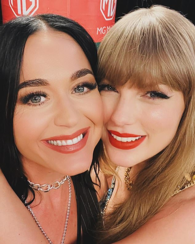 Over a busy weekend, Anthony Albanese attended shows by Katy Perry (pictured left) in Melbourne and Taylor Swift (pictured right) in Sydney