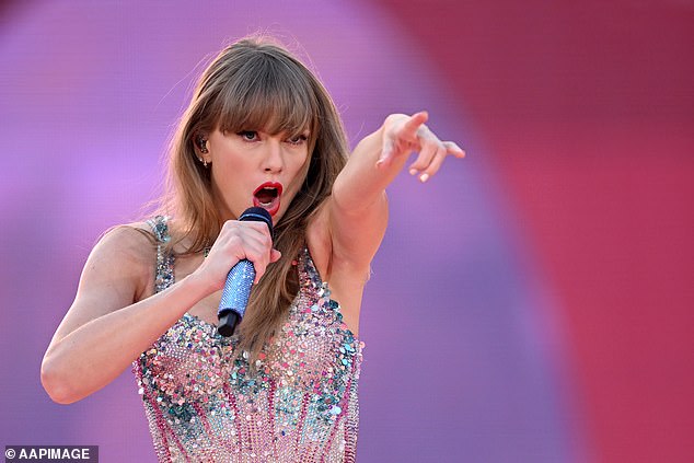 Taylor Swift performs at Melbourne Cricket Ground on the first night of her Eras tour