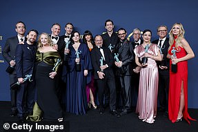 The succession was upset in several individual categories, but did win top honors for Outstanding Performance by an Ensemble in a Drama Series