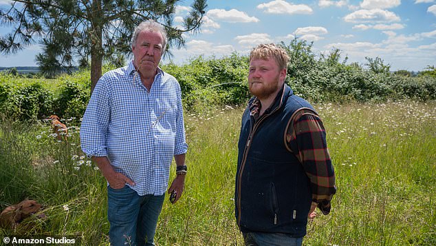 Amazon Prime show Clarkson's Farm has documented the presenter's attempts to get his farming business off the ground, helped by veteran farmer Kaleb Cooper (pictured)