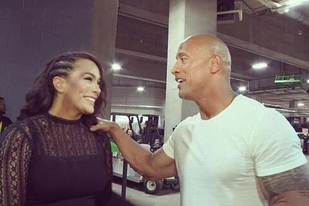 Jax and The Rock are real-life cousins ​​and both made their WWE returns in January of this year