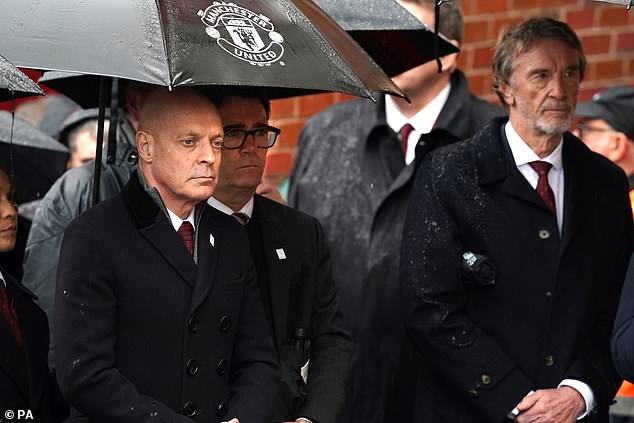 Ineos owner Sir Jim Ratcliffe (right) and sporting director Sir David Brailsford (left) signed Barkley for French club Nice, which they also own