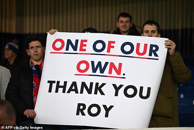 Following the news, there was a lot of appreciation for Hodgson among Crystal Palace fans