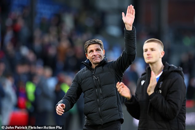 Hodgson's replacement, Oliver Glasner, made an encouraging start by beating Burnley 3–0