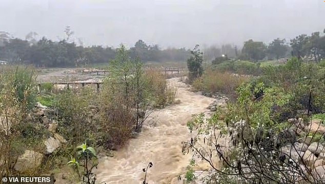 More rain is expected in the area early this week.  The National Weather Service predicts there is a chance of light rain and mountain snow from Monday afternoon through early Tuesday