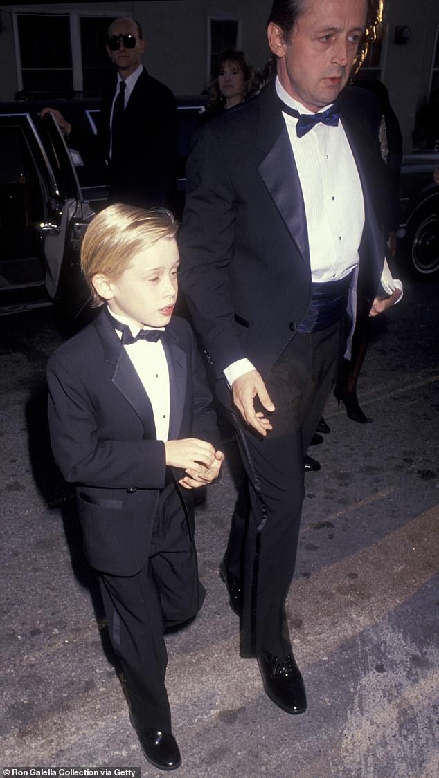 In his 2006 memoir, Macaulay accused his father of both physical and emotional abuse (photo 1993)