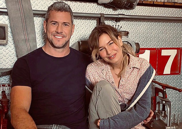 Ms Zellweger, 54, already has a team looking for accommodation for her and her boyfriend, TV presenter Ant Anstead, 44 (pictured)