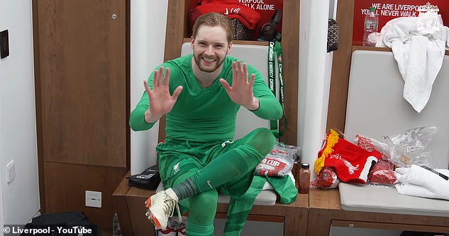 Caoimhin Kelleher enjoyed the dressing room scenes after producing a number of crucial saves during the final