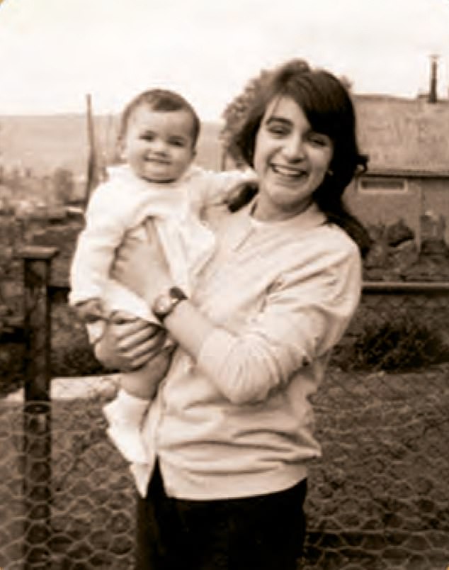 Rosemary West with daughter Mae West as a baby