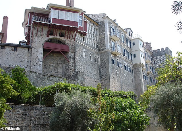 King Charles visited the Vatopedion Monastery on Mount Athos, Greece, several times