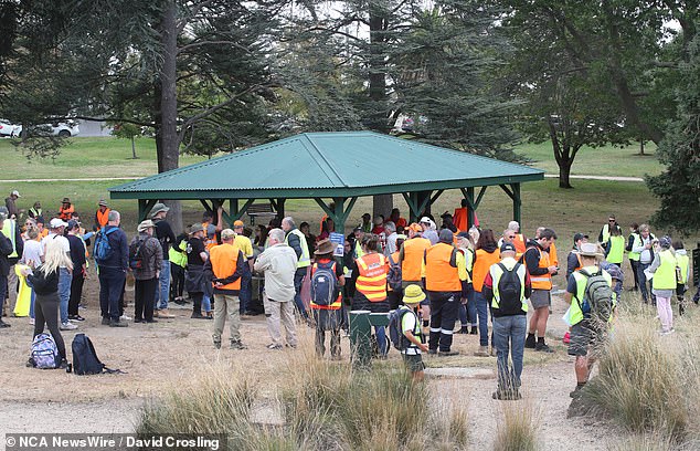 Ballarat locals carried out another futile bush search on Saturday, despite detectives stating they believed Ms Murphy's body had been moved