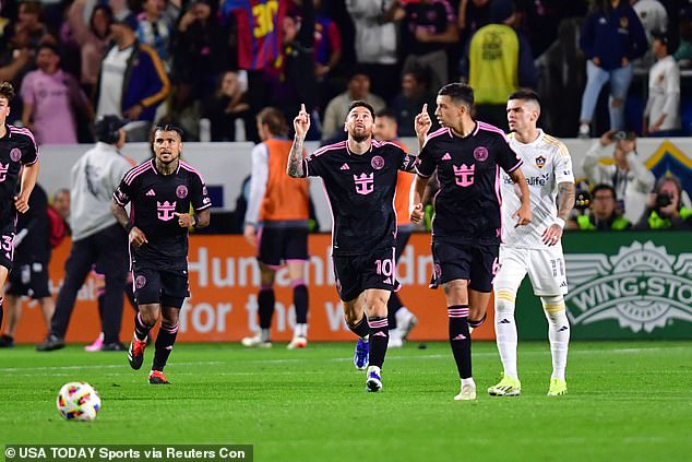 Messi scored the equalizer in stoppage time as Inter Miami came from behind to level LA Galaxy