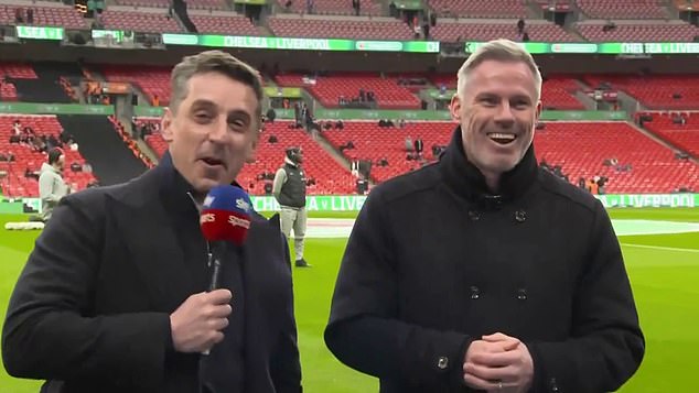 Jamie Carragher was shocked by Pochettino's admission, while Gary Neville branded Chelsea 'billion pound bottle jobs'