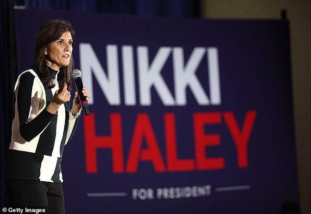 Nikki Haley said the 40 percent of voters who supported her in South Carolina should not 'cave' for Trump