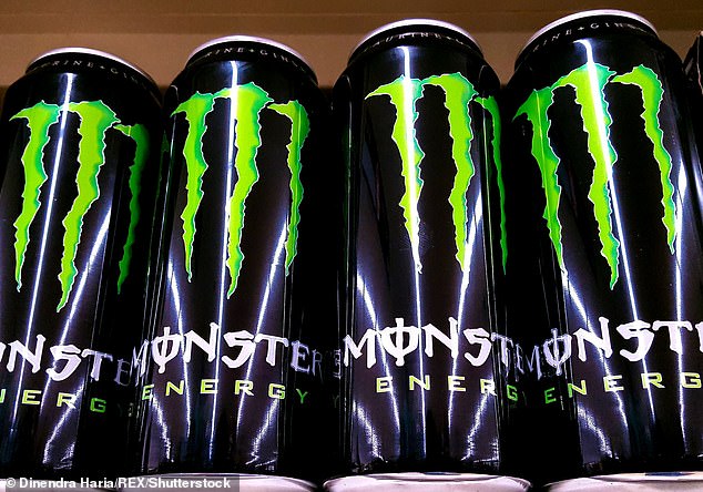 The father-of-three from Hartlepool, Durham, started drinking energy drinks as a teenager because he thought they were 'cool'.  But at the height of his energy drink habit, he was drinking four 500ml cans of Monster Energy a day