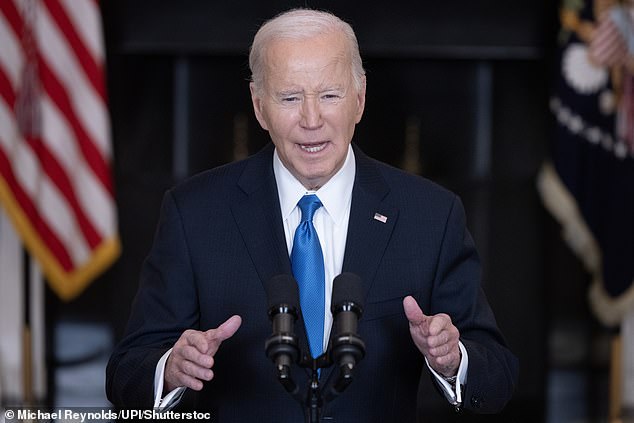 Polls showed 75 percent of Michigan Democratic primary voters plan to support Biden, while 9 percent plan to vote at-will