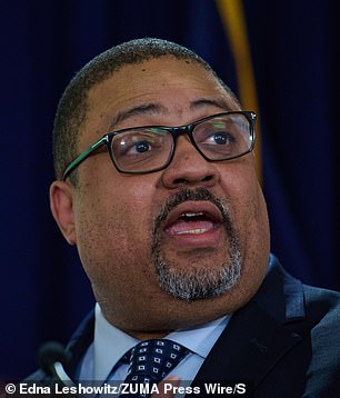 Mitchell said she didn't trust Manhattan District Attorney Alvin Bragg (pictured) to go after 