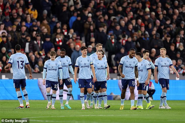 Brentford faced a daunting task after Bowen's early brace at the London Stadium