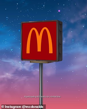 Towards the end of the video, the McDonald's electric sign started flashing