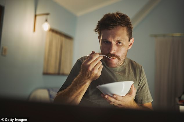 Pilnick suggested that Americans should combat rising supermarket prices by eating cereal for dinner (file photo)