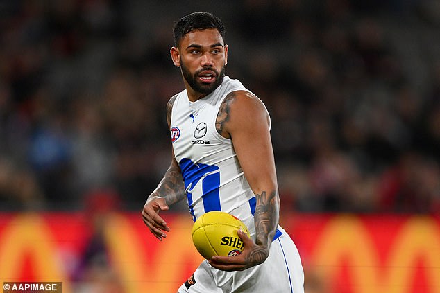 The AFL found Thomas had threatened a woman more than once via direct messages and handed him an 18-match ban.