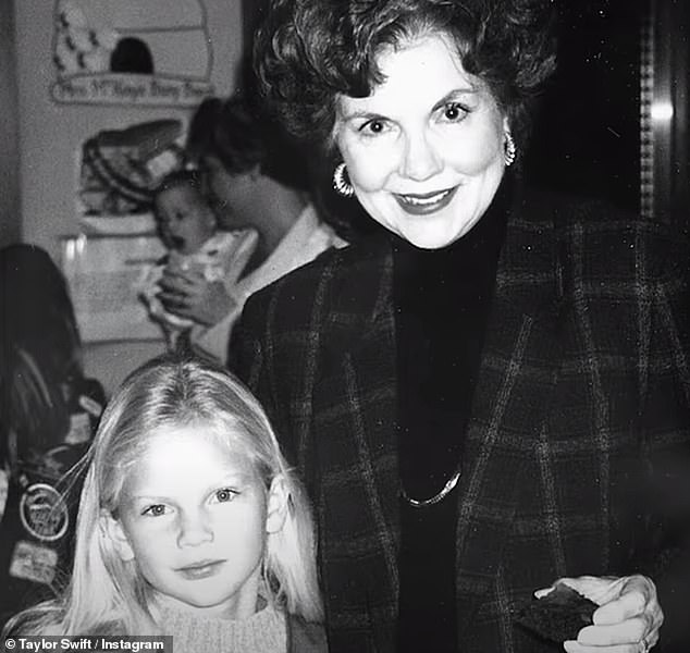 Fans were first introduced to the heartfelt tune in December 2020 when Swift unexpectedly released her album Evermore.  (Image: Swift as a child posing with Finlay)