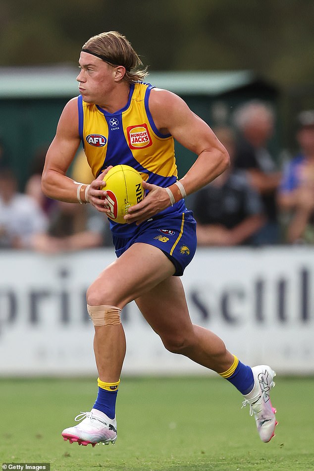 Reid (pictured during an exhibition game this month) was drafted No. 1 overall by the Eagles and is considered a generational talent by many experts