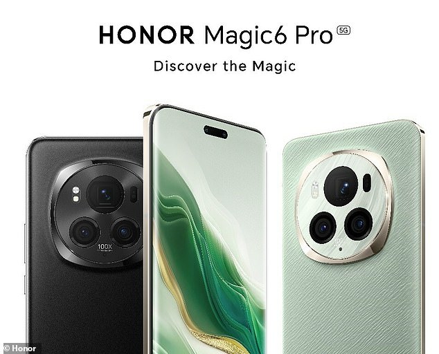 Demonstrating the possibilities that eye-tracking on smartphones could bring in the future, Honor said it will be possible to drive a car hands-free via the Magic6 Pro's AI-powered eye-tracking system.